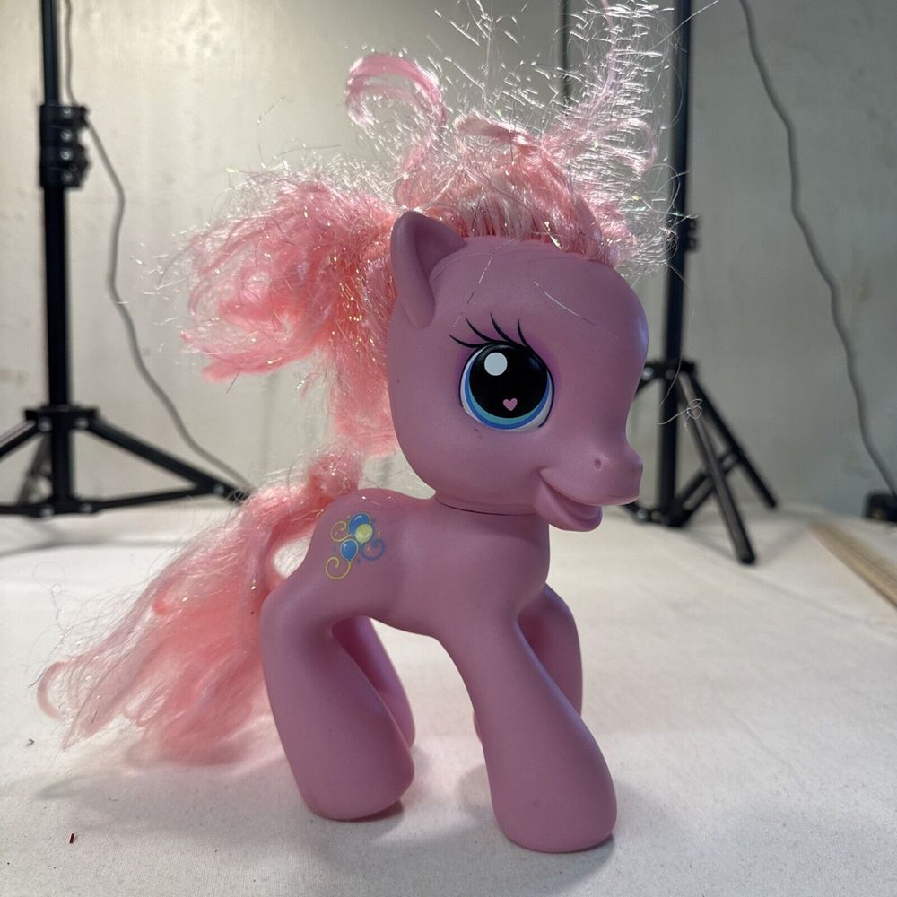 MLP My Little Pony G3.5 8" Large Pinkie Pie Styling Glitter Hair Pony 2008
